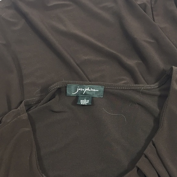 Josephine Long Sleeve Round Neck Pleated Front Top - Picture 7 of 8